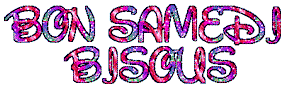 Gif animé Bon samedi coloré
